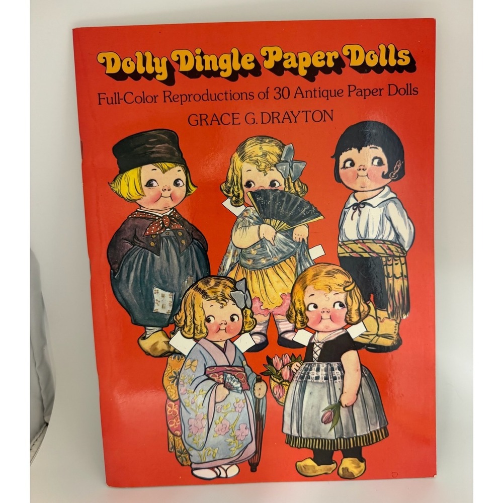 Dover Red Dolly Dingle Paper Dolls Grace G Drayton Antique Reproductions